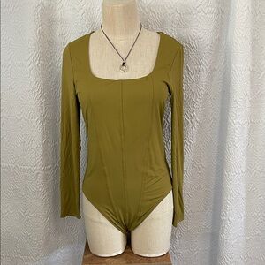 House of Harlow 1960 Sage Long Sleeve Bodysuit
